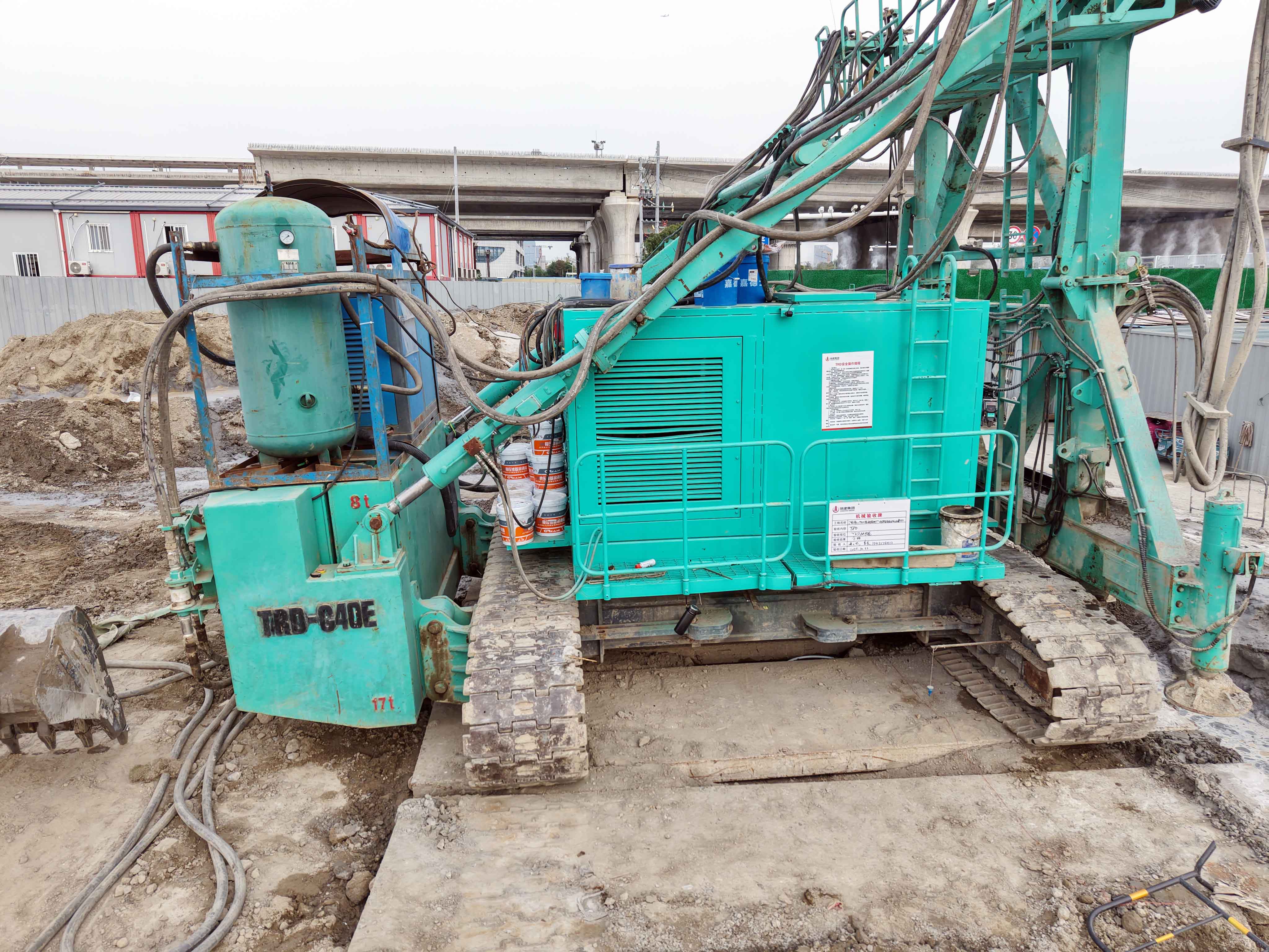 4台上工TRD工法机助力‘轨道上的长三角’建设