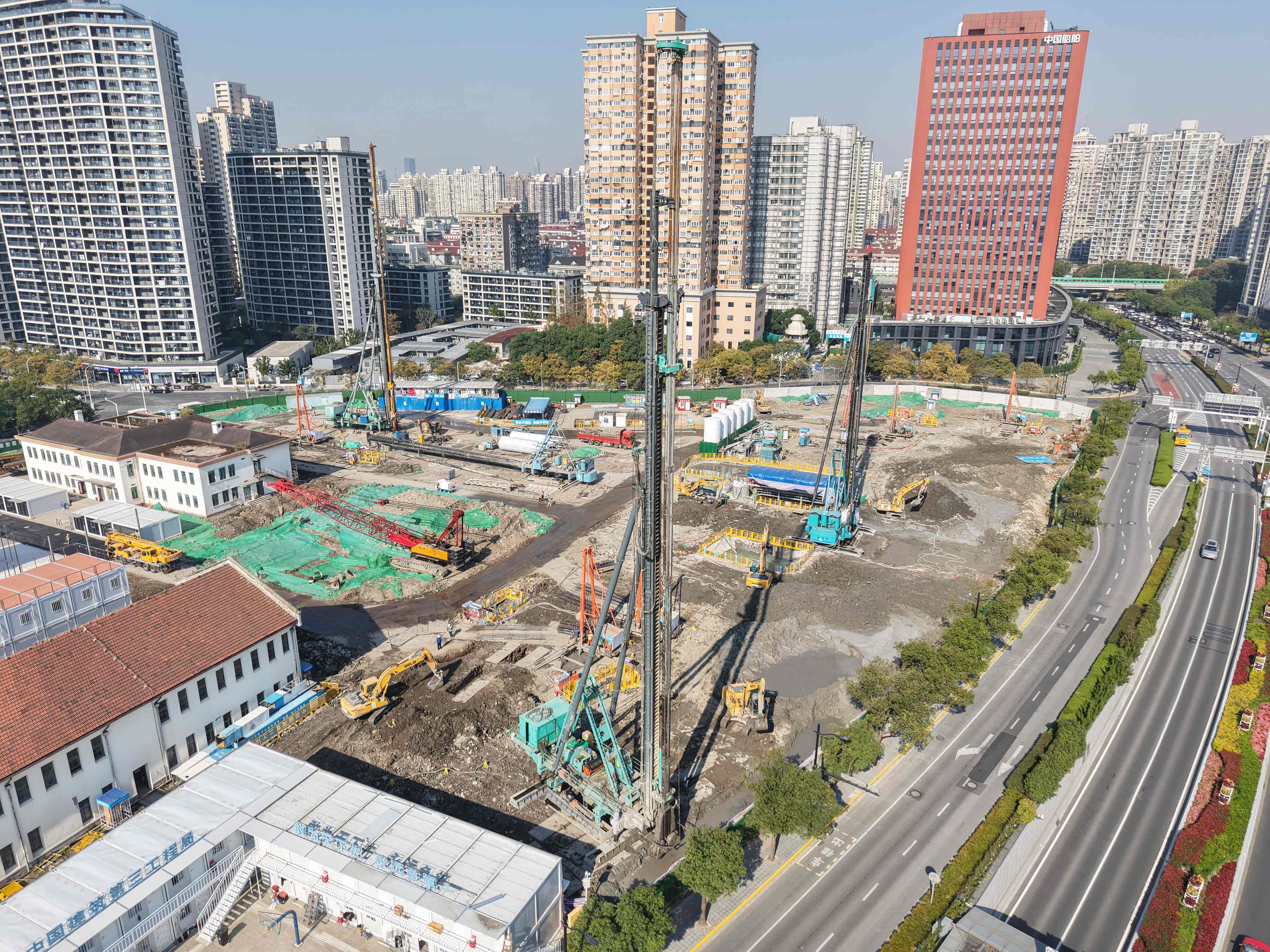 双轮搅拌钻助力科研基地建设|智能化施工解决方案 双轮搅拌钻助力科研基地建设|智能化施工解决方案