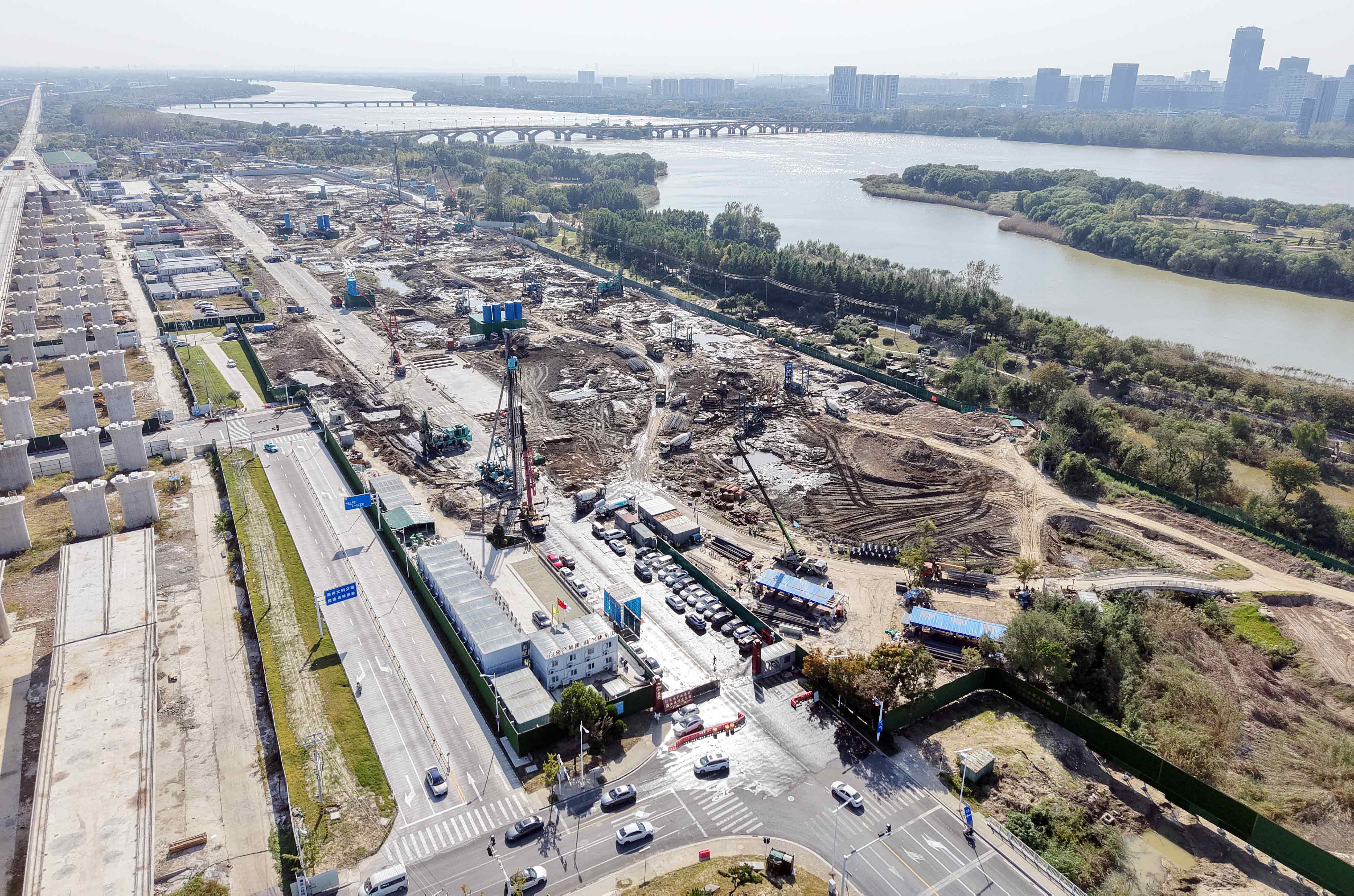 TRD工法机助力长三角交通枢纽建设｜高效施工全攻略