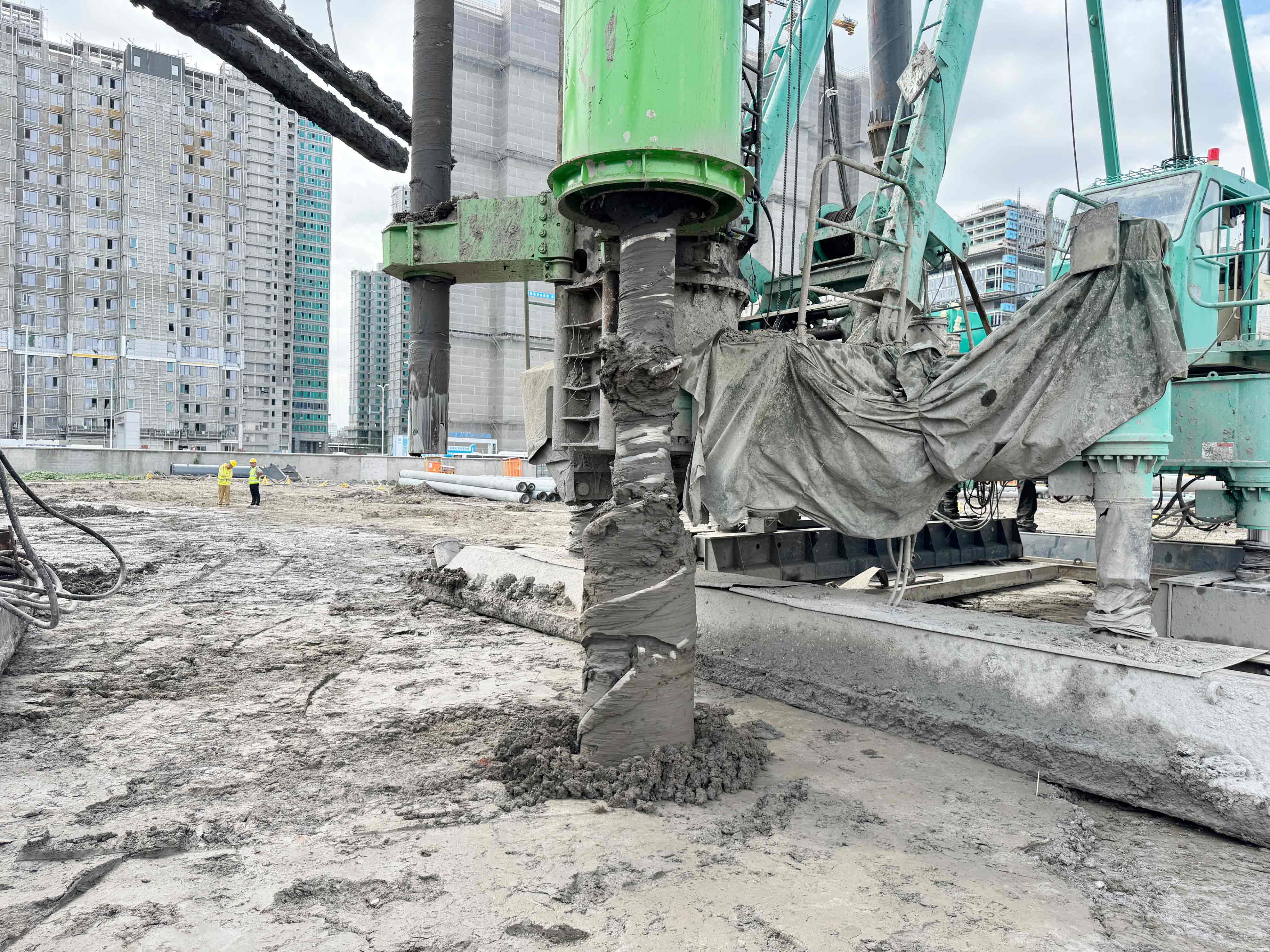 静钻根植桩技术助力校园建设|绿色施工新方案 静钻根植桩技术助力校园建设|绿色施工新方案